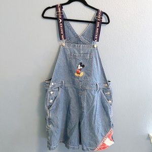 Vintage Mickey Mouse Denim Overalls